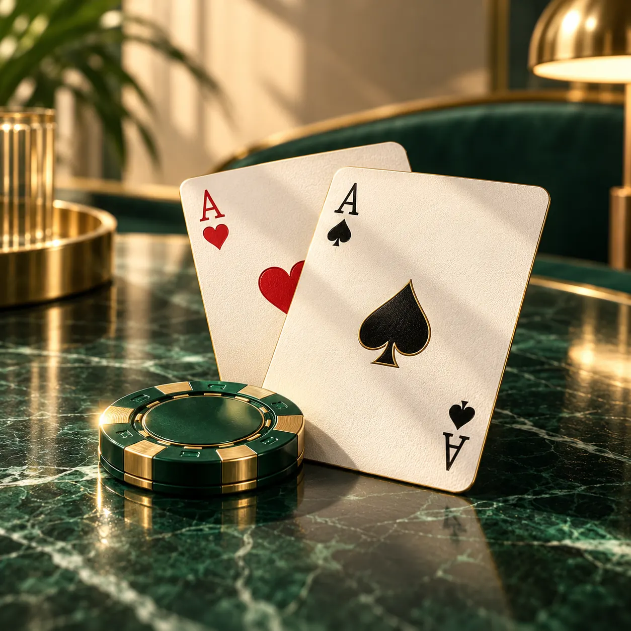 Ambiente de casino contemporáneo